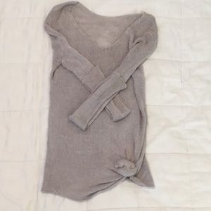 Sheer long sleeve shirt